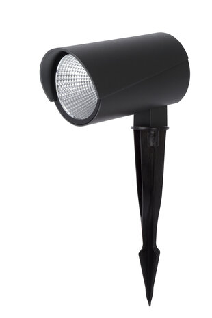 Lucide MANAL - Tuinspot - LED - 1x13W 3000K - IP65 - Antraciet