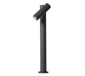 Lucide TATUM - Sokkellamp - LED - 1x5W 3000K - IP65 - Antraciet Lucide TATUM - Sokkellamp - LED - 1x5W 3000K - IP65 - Antraciet