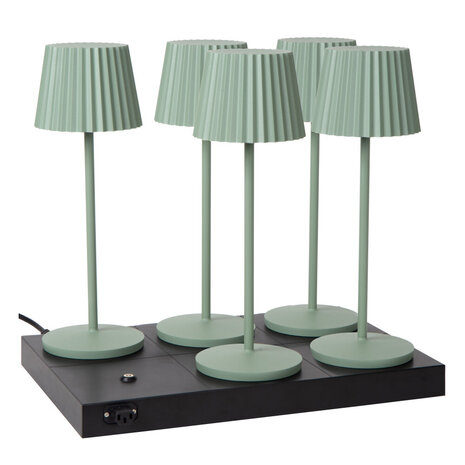 Lucide THE DOCK - Draadloze oplader / oplaadstation / Wireless charger - Max. 6 lampen - Zwart