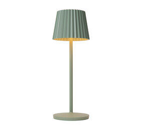 Lucide JUSTINE - Oplaadbare Tafellamp Binnen/Buiten - Accu/Batterij - LED Dimb. - 1x2W 2700K - IP54 - Met draadloos oplaadstation - Groen Lucide JUSTINE - Oplaadbare Tafellamp Binnen/Buiten - Accu/Batterij - LED Dimb. - 1x2W 2700K - IP54 - Met draadloos oplaadstation - Groen
