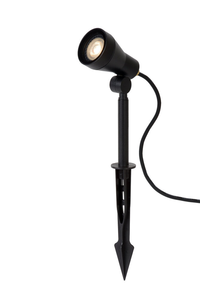 Lucide SPIKE - Tuinspot - Ø 6,5 cm - LED Dimb. - GU10 (MR16) - 1x5W 3000K - IP54 - Zwart Lucide SPIKE - Tuinspot - Ø 6,5 cm - LED Dimb. - GU10 (MR16) - 1x5W 3000K - IP54 - Zwart