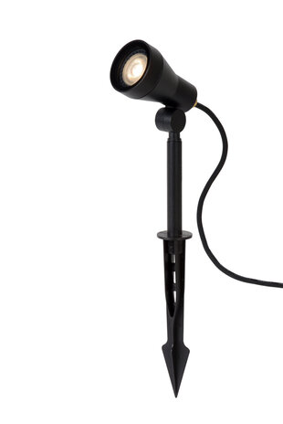 Lucide SPIKE - Tuinspot - Ø 6,5 cm - LED Dimb. - GU10 (MR16) - 1x5W 3000K - IP54 - Zwart Lucide SPIKE - Tuinspot - Ø 6,5 cm - LED Dimb. - GU10 (MR16) - 1x5W 3000K - IP54 - Zwart