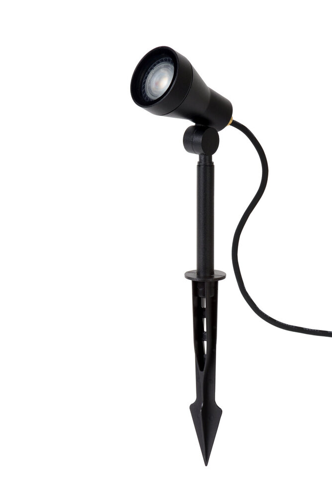 Lucide SPIKE - Tuinspot - Ø 6,5 cm - LED Dimb. - GU10 (MR16) - 1x5W 3000K - IP54 - Zwart Lucide SPIKE - Tuinspot - Ø 6,5 cm - LED Dimb. - GU10 (MR16) - 1x5W 3000K - IP54 - Zwart