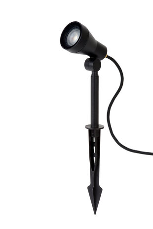Lucide SPIKE - Tuinspot - Ø 6,5 cm - LED Dimb. - GU10 (MR16) - 1x5W 3000K - IP54 - Zwart Lucide SPIKE - Tuinspot - Ø 6,5 cm - LED Dimb. - GU10 (MR16) - 1x5W 3000K - IP54 - Zwart