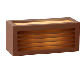 Lucide DIMO - Wandlamp Binnen/Buiten - 1xE27 - IP54 - Roest bruin Lucide DIMO - Wandlamp Binnen/Buiten - 1xE27 - IP54 - Roest bruin
