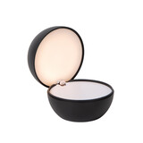 Lucide CLIPPER - Oplaadbare Tafellamp - Accu/Batterij - Ø 12 cm - LED - 1x2,2W 2700K - Zwart