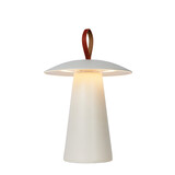 Lucide LA DONNA - Oplaadbare Tafellamp Binnen/Buiten - Accu/Batterij - Ø 19,7 cm - LED 3 StepDim - 1x2W 2700K - IP54 - Wit Lucide LA DONNA - Oplaadbare Tafellamp Binnen/Buiten - Accu/Batterij - Ø 19,7 cm - LED 3 StepDim - 1x2W 2700K - IP54 - Wit