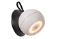LUNEX - Oplaadbare Wandlamp Binnen/Buiten - Accu/Batterij - LED Dimb. - 1x2W 3000K - IP54 - Magnetisch - Wit LUNEX - Oplaadbare Wandlamp Binnen/Buiten - Accu/Batterij - LED Dimb. - 1x2W 3000K - IP54 - Magnetisch - Wit