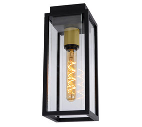 Lucide LAURENS - Plafonnière Binnen/Buiten - 1xE27 - IP54 - Zwart Lucide LAURENS - Plafonnière Binnen/Buiten - 1xE27 - IP54 - Zwart
