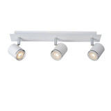 Lucide RILOU - Plafondspot - LED Dimb. - GU10 (MR16) - 3x5W 3000K - Wit Lucide RILOU - Plafondspot - LED Dimb. - GU10 (MR16) - 3x5W 3000K - Wit