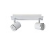 Lucide RILOU - Plafondspot - LED Dimb. - GU10 - 2x5W 3000K - Wit Lucide RILOU - Plafondspot - LED Dimb. - GU10 - 2x5W 3000K - Wit