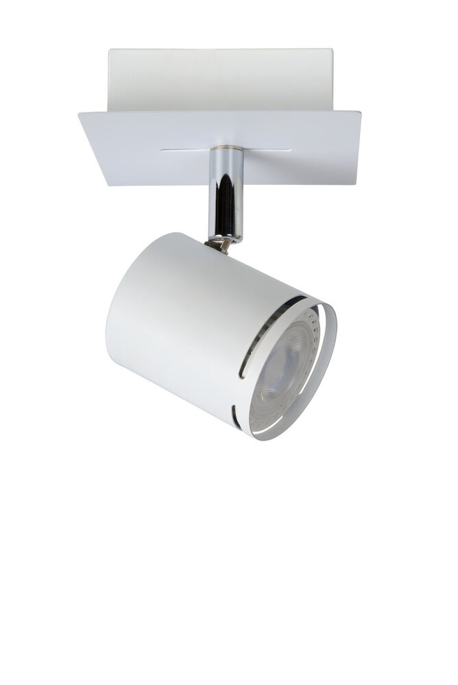 Lucide RILOU - Plafondspot - LED Dimb. - GU10 (MR16) - 1x5W 3000K - Wit Lucide RILOU - Plafondspot - LED Dimb. - GU10 (MR16) - 1x5W 3000K - Wit