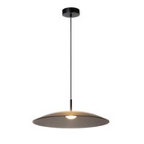 Lucide MENGA - Hanglamp - Ø 60 cm - LED Dimb. - 1x18,6W 2700K - Fumé | Premium
