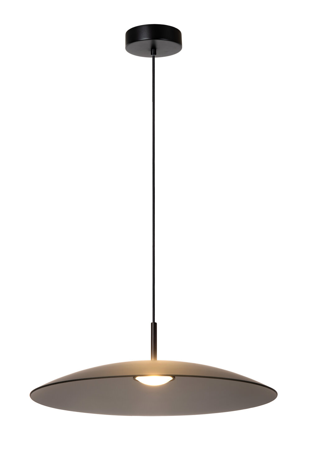 Lucide Premium MENGA - Hanglamp - Ø 60 cm - LED Dimb. - 1x18,6W 2700K - Fumé