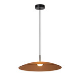 Lucide MENGA - Hanglamp - Ø 60 cm - LED Dimb. - 1x18,6W 2700K - Amber | Premium Lucide MENGA - Hanglamp - Ø 60 cm - LED Dimb. - 1x18,6W 2700K - Amber | Premium