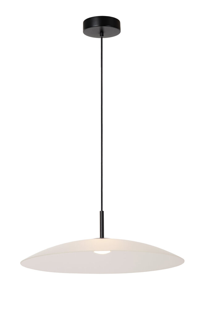 Lucide MENGA - Hanglamp - Ø 60 cm - LED Dimb. - 1x18,6W 2700K - Opaal | Premium