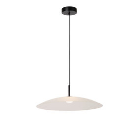 Lucide MENGA - Hanglamp - Ø 60 cm - LED Dimb. - 1x18,6W 2700K - Opaal | Premium