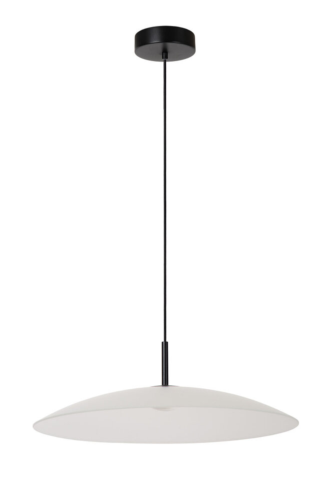 Lucide MENGA - Hanglamp - Ø 60 cm - LED Dimb. - 1x18,6W 2700K - Opaal | Premium