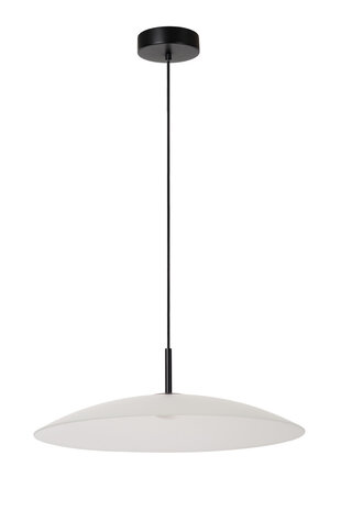 Lucide MENGA - Hanglamp - Ø 60 cm - LED Dimb. - 1x18,6W 2700K - Opaal | Premium