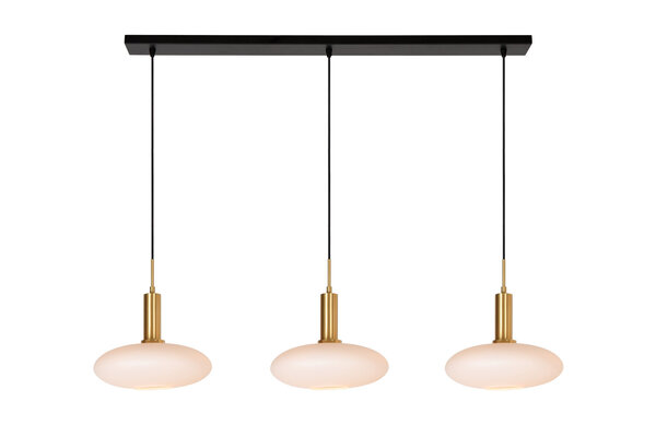 Lucide SINGALA - Hanglamp - 3xE27 - Mat Goud / Messing Lucide SINGALA - Hanglamp - 3xE27 - Mat Goud / Messing