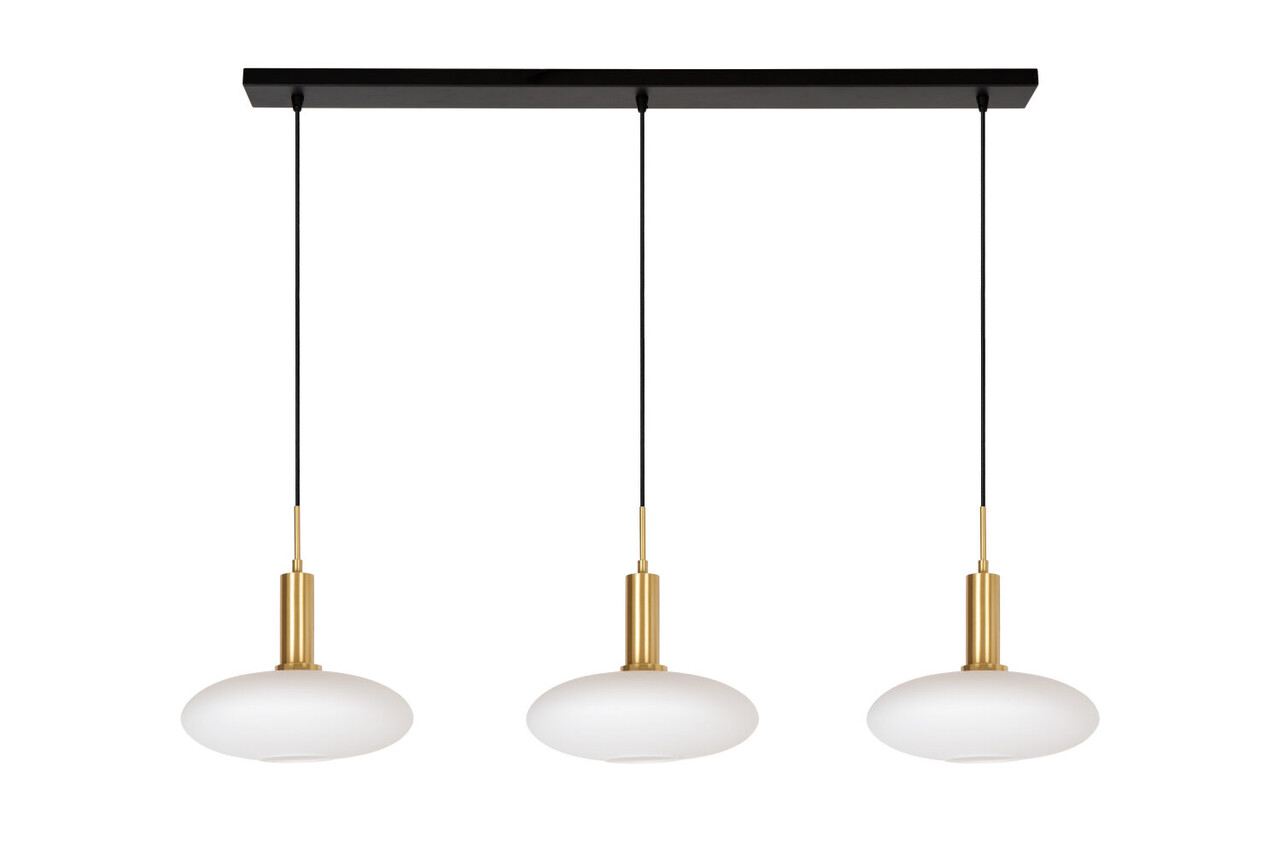 Lucide SINGALA - Hanglamp - 3xE27 - Mat Goud / Messing Lucide SINGALA - Hanglamp - 3xE27 - Mat Goud / Messing