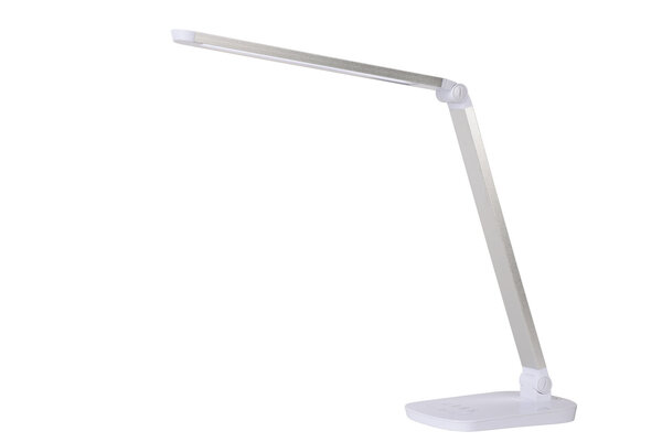 Lucide VARIO LED - Bureaulamp - LED Dimb. - CCT - 1x8W 2700K/6500K - Wit Lucide VARIO LED - Bureaulamp - LED Dimb. - CCT - 1x8W 2700K/6500K - Wit