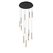 Lucide CALINA - Hanglamp - Ø 69,9 cm - LED Dimb. - 12x7,7W 2700K - Zwart | Premium Lucide CALINA - Hanglamp - Ø 69,9 cm - LED Dimb. - 12x7,7W 2700K - Zwart | Premium