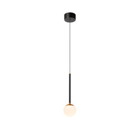 Lucide CALINA - Hanglamp - Ø 9,9 cm - LED Dimb. - 1x9W 2700K - Zwart | Premium