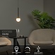 Lucide CALINA - Hanglamp - Ø 9,9 cm - LED Dimb. - 1x9W 2700K - Zwart | Premium Lucide CALINA - Hanglamp - Ø 9,9 cm - LED Dimb. - 1x9W 2700K - Zwart | Premium