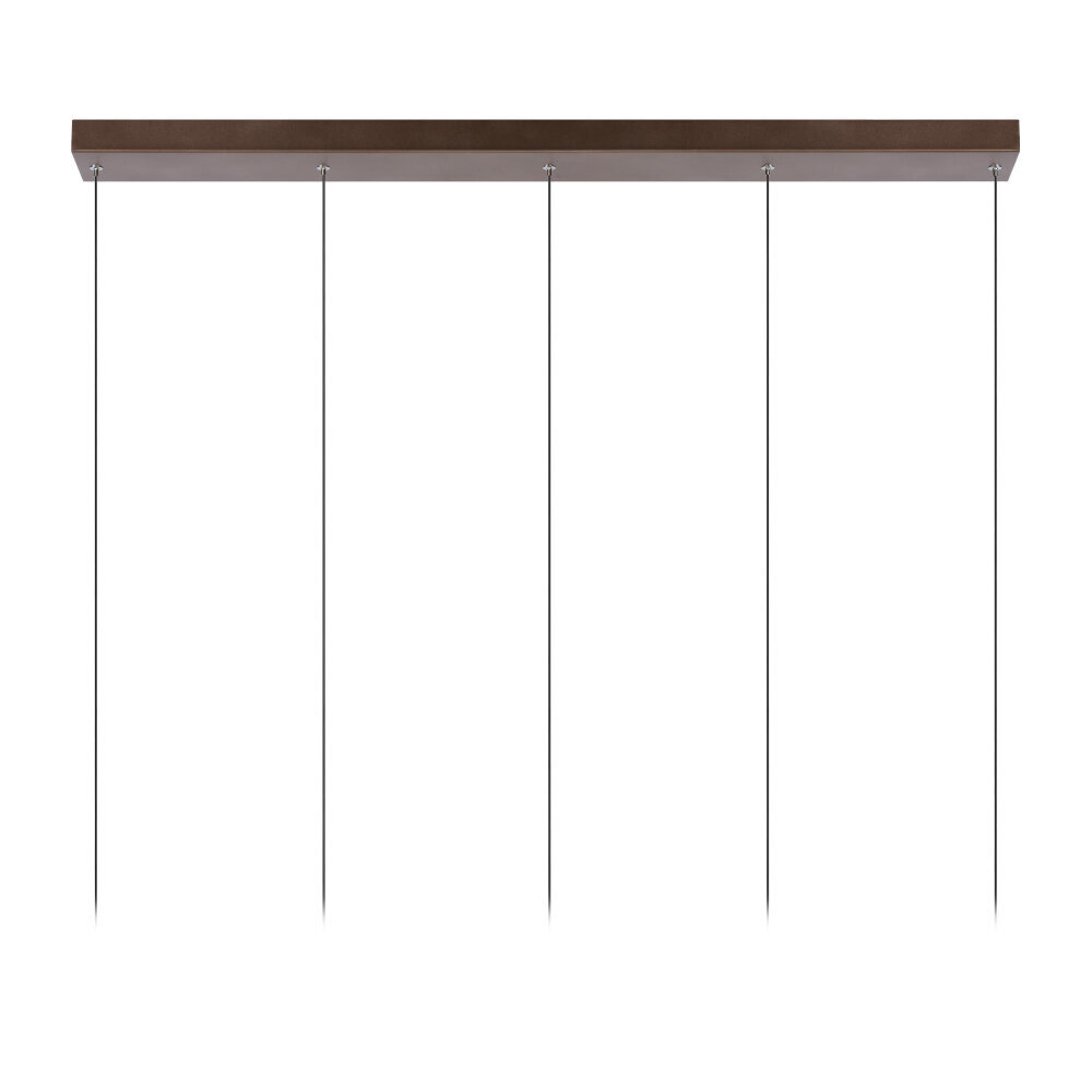 Lucide MARGARY - Hanglamp - LED Dimb. - 5x4,2W 2700K - Koffie