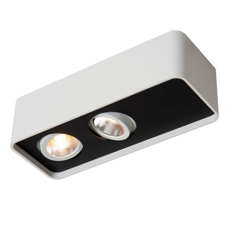 Lucide ANGULAR - Plafondspot - LED Dimb. - 2x5W 2700K - Wit | Premium Lucide ANGULAR - Plafondspot - LED Dimb. - 2x5W 2700K - Wit | Premium