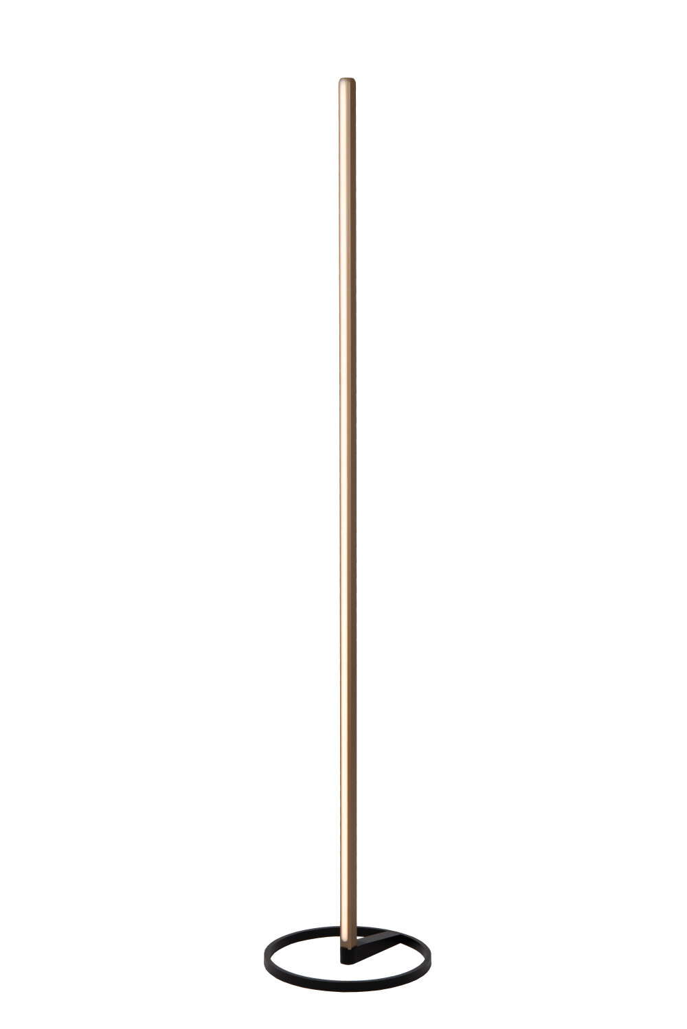 Lucide Premium BRAGA - Vloerlamp - Ø 30 cm - LED Dimb. - CCT - 1x22W 2700K/4000K - Koffie