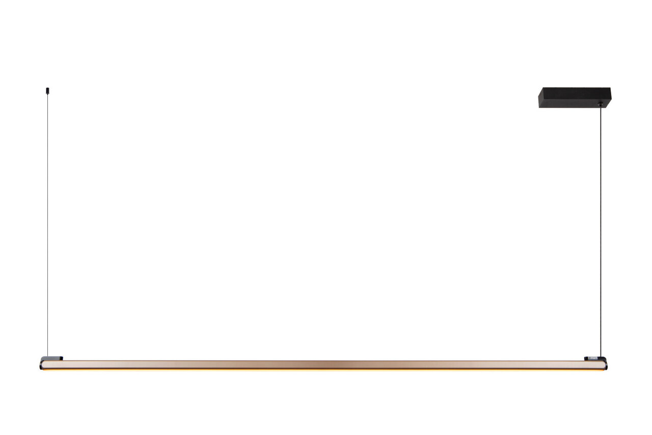 Lucide BRAGA - Hanglamp - LED Dimb. - CCT - 1x36W 2700K/4000K - Handbewegingssensor - Koffie | Premium Lucide BRAGA - Hanglamp - LED Dimb. - CCT - 1x36W 2700K/4000K - Handbewegingssensor - Koffie | Premium