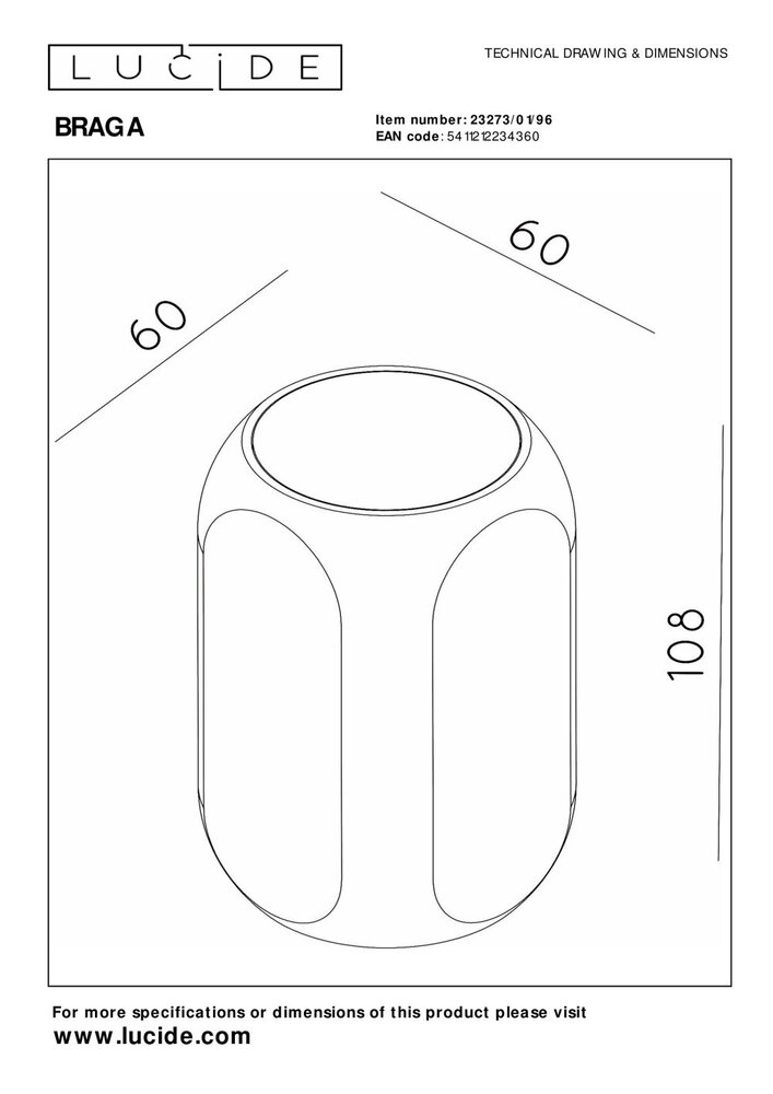 Lucide BRAGA - Wandlamp - 1xGU10 - Koffie | Premium Lucide BRAGA - Wandlamp - 1xGU10 - Koffie | Premium