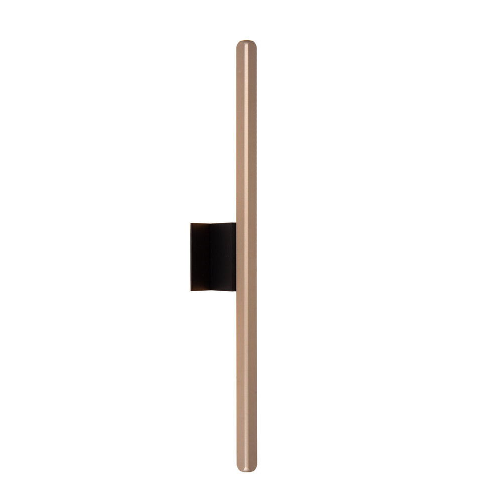 Lucide BRAGA - Wandlamp Binnen/Buiten - LED - 1x10W 2700K - IP54 - Koffie - Premium