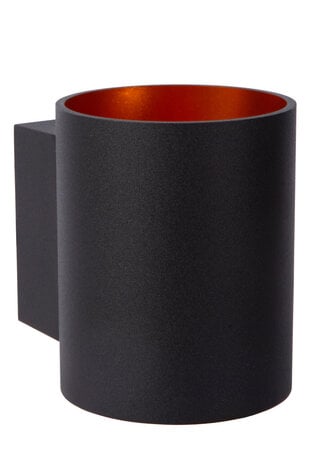 Lucide XERA - Wandlamp - Ø 8 cm - 1xG9 - Zwart