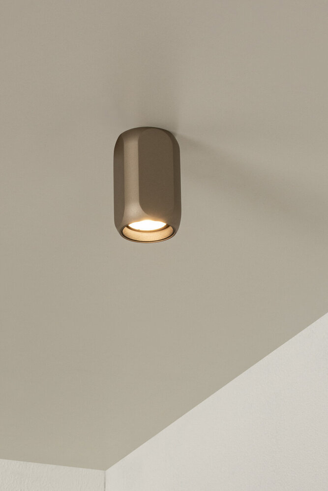 Lucide BRAGA - Plafonnière - 1xGU10 - Koffie | Premium Lucide BRAGA - Plafonnière - 1xGU10 - Koffie | Premium