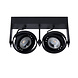 Lucide GRIFFON - Plafondspot - LED Dim to warm - GU10 (ES111) - 2x12W 2200K/3000K - Zwart Lucide GRIFFON - Plafondspot - LED Dim to warm - GU10 (ES111) - 2x12W 2200K/3000K - Zwart
