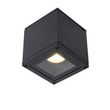 Lucide AVEN - Plafondspot Badkamer - 1xGU10 - IP65 - Zwart Lucide AVEN - Plafondspot Badkamer - 1xGU10 - IP65 - Zwart