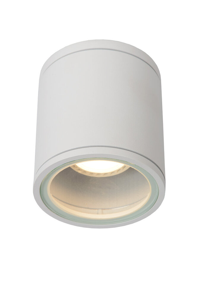 Lucide AVEN - Plafondspot Badkamer - Ø 9 cm - 1xGU10 (MR16) - IP65 - Wit