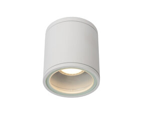 Lucide AVEN - Plafondspot Badkamer - Ø 9 cm - 1xGU10 (MR16) - IP65 - Wit