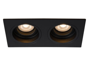 Lucide EMBED - Inbouwspot - 2xGU10 - Zwart Lucide EMBED - Inbouwspot - 2xGU10 - Zwart
