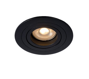 Lucide TUBE - Inbouwspot - Ø 9,2 cm - 1xGU10 - Zwart Lucide TUBE - Inbouwspot - Ø 9,2 cm - 1xGU10 - Zwart