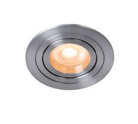 Lucide TUBE - Inbouwspot - Ø 9,2 cm - 1xGU10 - Mat chroom Lucide TUBE - Inbouwspot - Ø 9,2 cm - 1xGU10 - Mat chroom