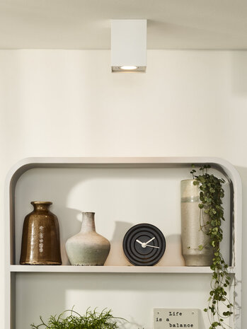 Lucide TUBE - Plafondspot - 1xGU10 - Wit