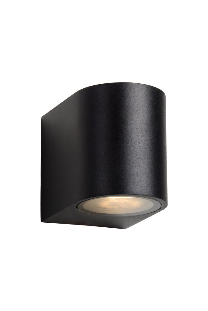 Lucide ZORA-LED - Wandspot / Wandlamp Binnen/Buiten - LED Dimb. - GU10 - 1x5W 3000K - IP44 - Zwart Lucide ZORA-LED - Wandspot / Wandlamp Binnen/Buiten - LED Dimb. - GU10 - 1x5W 3000K - IP44 - Zwart
