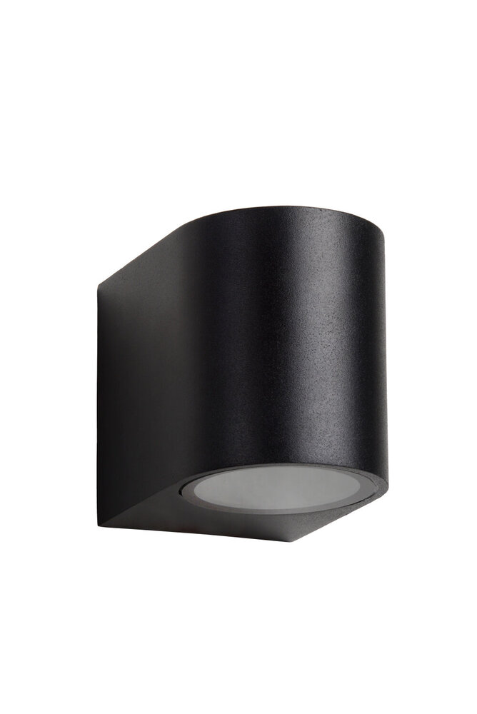 Lucide ZORA-LED - Wandspot / Wandlamp Binnen/Buiten - LED Dimb. - GU10 - 1x5W 3000K - IP44 - Zwart Lucide ZORA-LED - Wandspot / Wandlamp Binnen/Buiten - LED Dimb. - GU10 - 1x5W 3000K - IP44 - Zwart