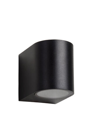 Lucide ZORA-LED - Wandspot / Wandlamp Binnen/Buiten - LED Dimb. - GU10 - 1x5W 3000K - IP44 - Zwart Lucide ZORA-LED - Wandspot / Wandlamp Binnen/Buiten - LED Dimb. - GU10 - 1x5W 3000K - IP44 - Zwart