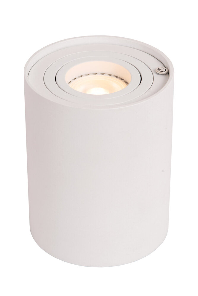Lucide TUBE - Tafellamp - Ø 9,6 cm - LED 3 StepDim - GU10 (MR16) - 1x5W 2700K - Wit