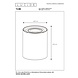 Lucide TUBE - Tafellamp - Ø 9,6 cm - LED 3 StepDim - GU10 (MR16) - 1x5W 2700K - Zwart
